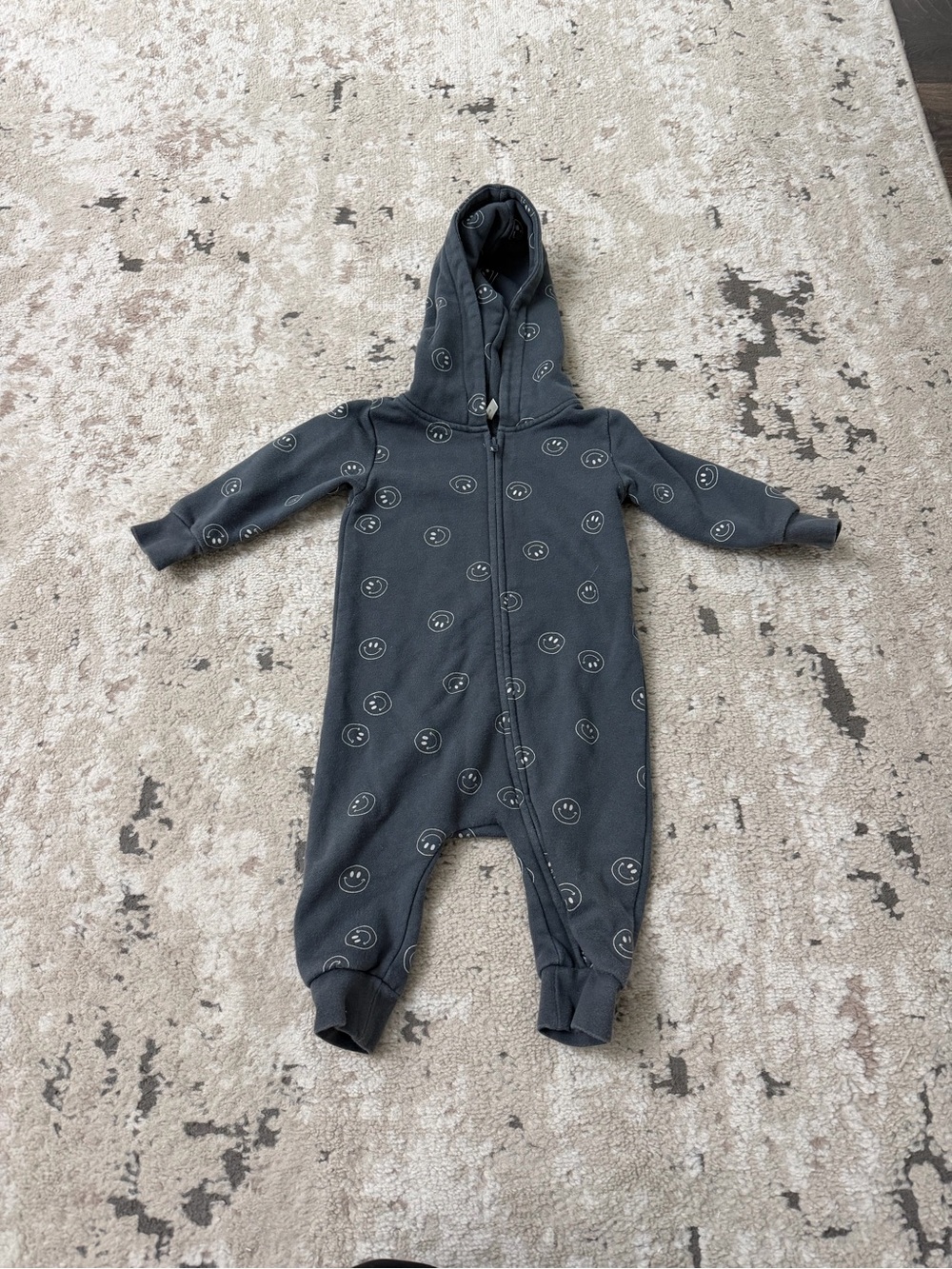 Rylee + Cru Hooded Zip Up One Piece Size 12-18 Months
